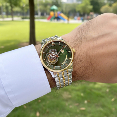 Đồng Hồ Nam Sunrise 7002SC: Đẳng Cấp Open Heart, Bộ Máy Seiko Bền Bỉ