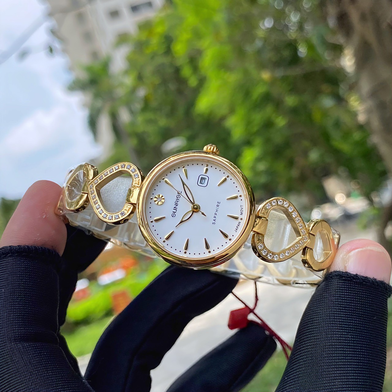 ĐỒNG HỒ LẮC TAY NỮ SUNRISE 9027SA CHÍNH HÃNG