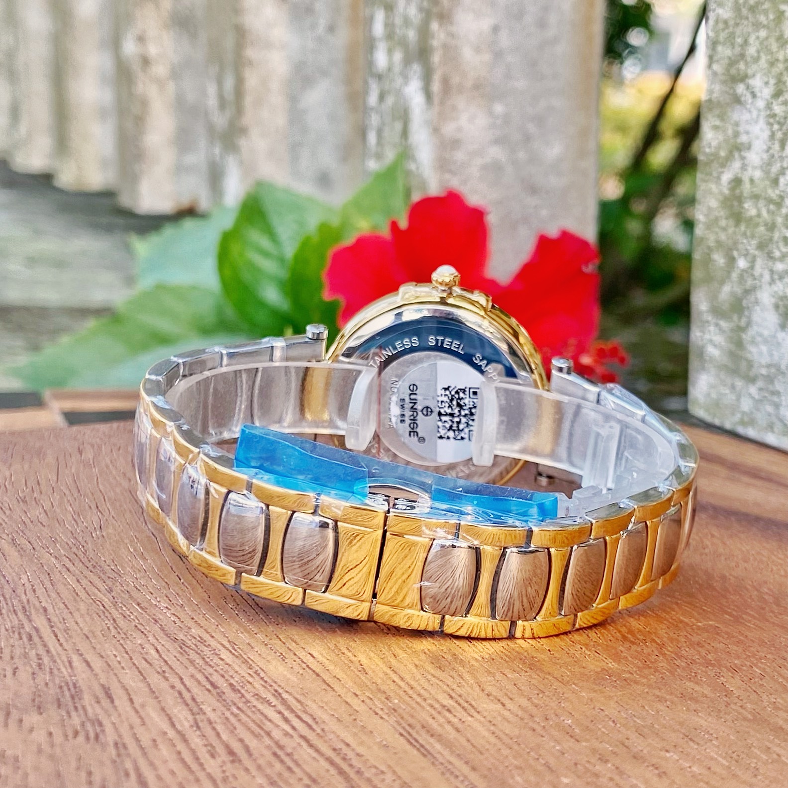 ĐỒNG HỒ SUNRISE NỮ 9801AA DÂY THÉP CHÍNH HÃNG