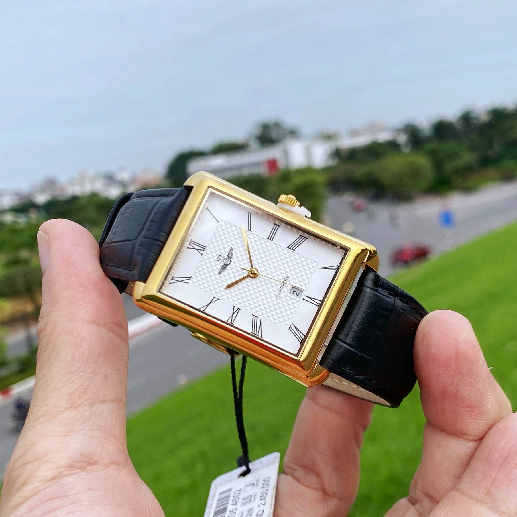 ĐỒNG HỒ SUNRISE MẶT VUÔNG SG2205.4602 CHÍNH HÃNG