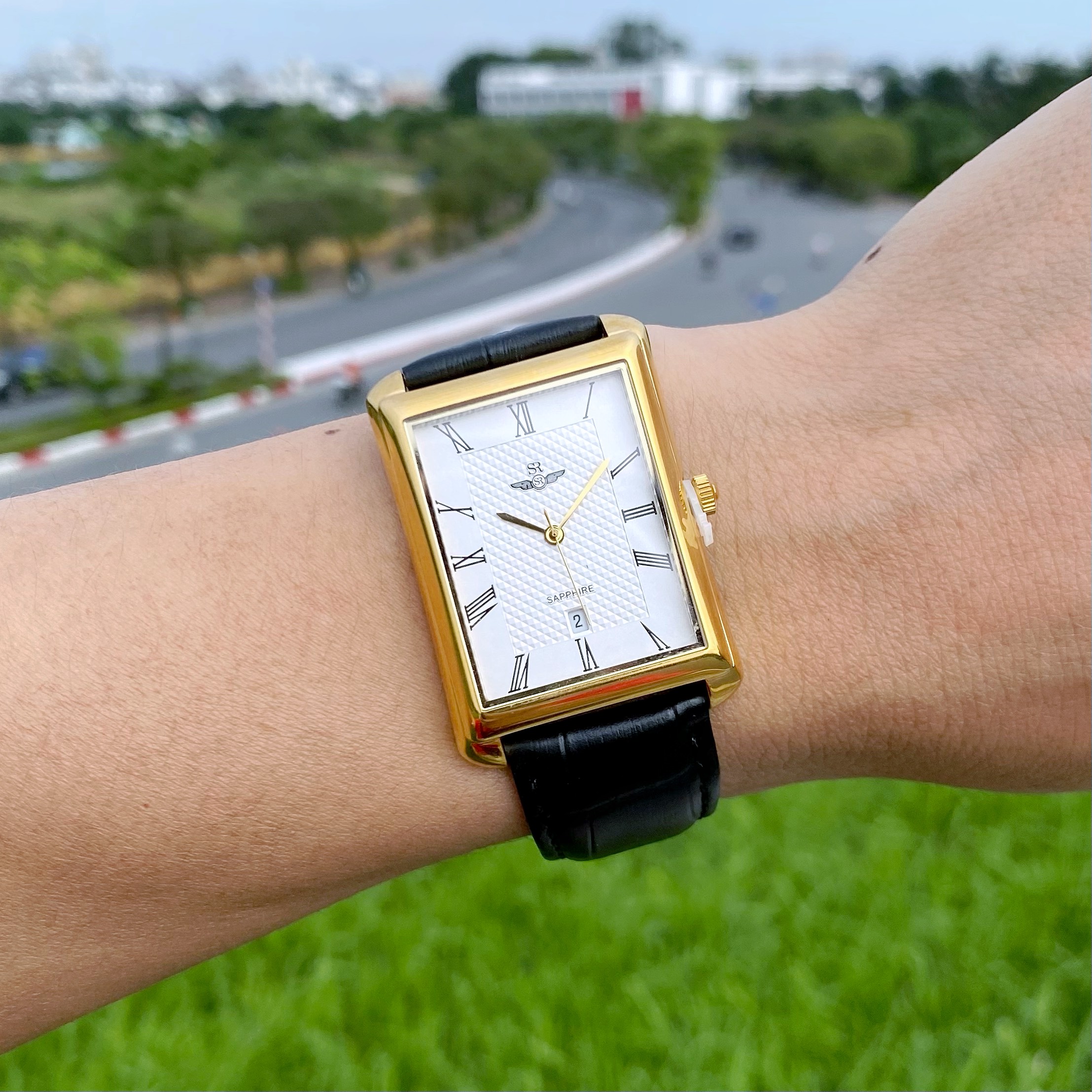 ĐỒNG HỒ SUNRISE MẶT VUÔNG SG2205.4602 CHÍNH HÃNG