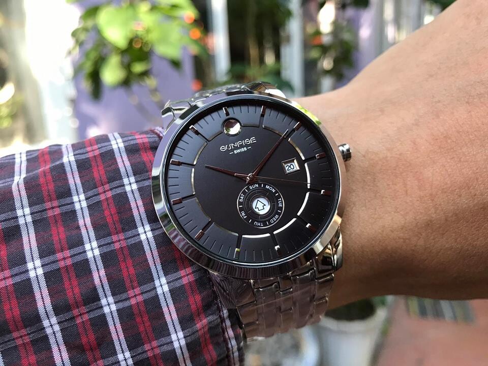 SUNRISE 1115SA | ĐỒNG HỒ NAM 2 LỊCH