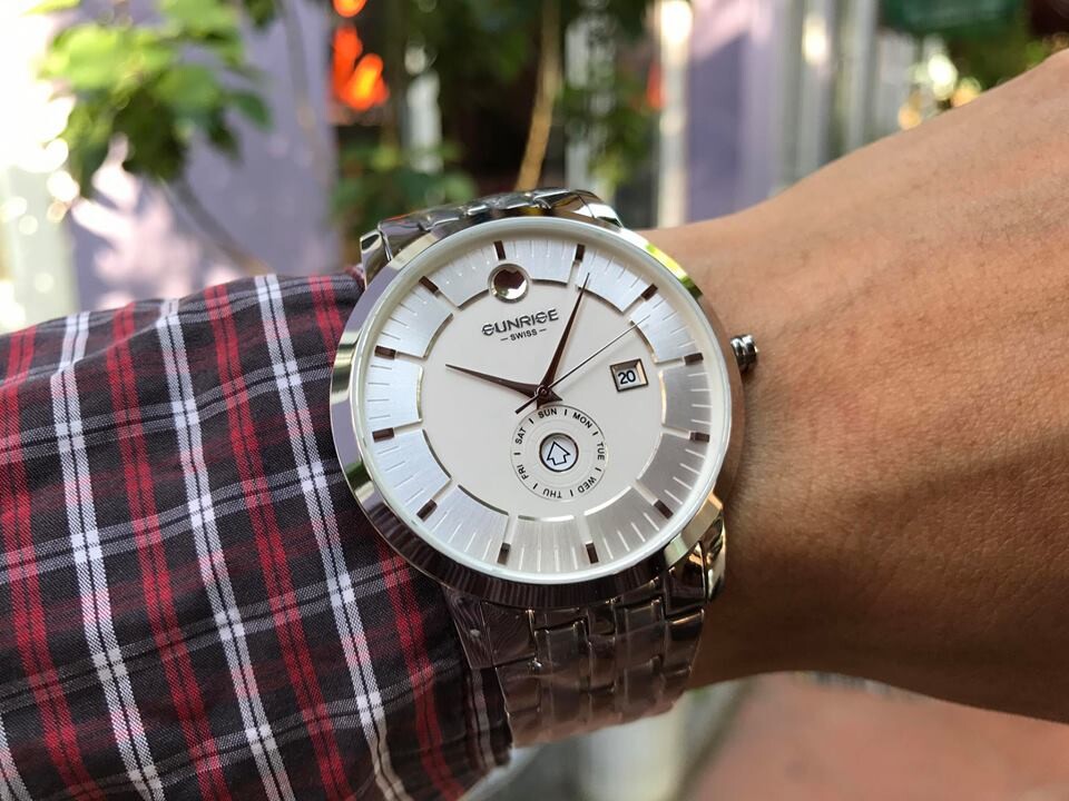 SUNRISE 1115SA | ĐỒNG HỒ NAM 2 LỊCH