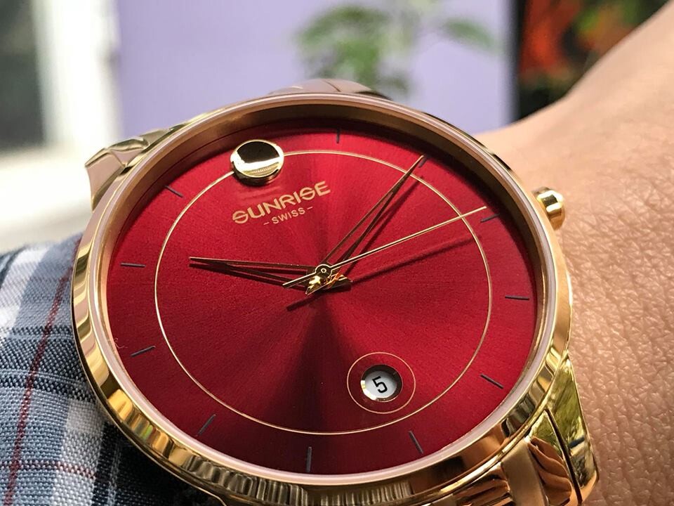 SUNRISE 1138SB | ĐỒNG HỒ NAM DÂY THÉP