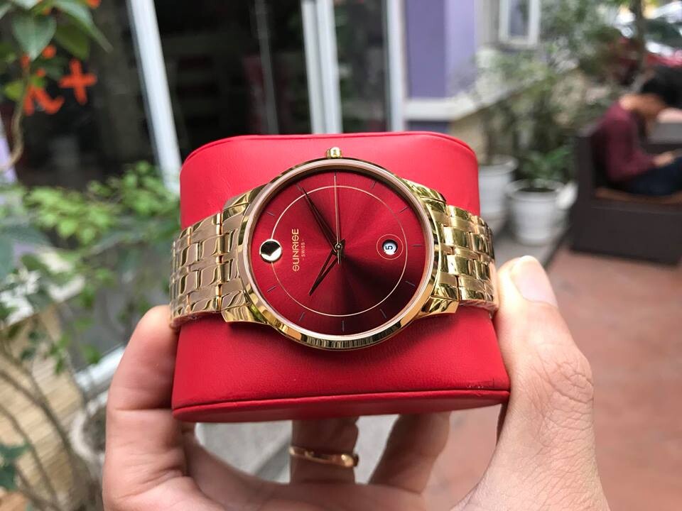 SUNRISE 1138SB | ĐỒNG HỒ NAM DÂY THÉP