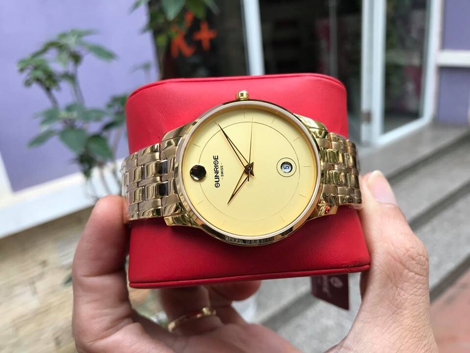 SUNRISE 1138SB | ĐỒNG HỒ NAM DÂY THÉP