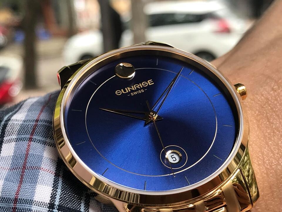 SUNRISE 1138SB | ĐỒNG HỒ NAM DÂY THÉP