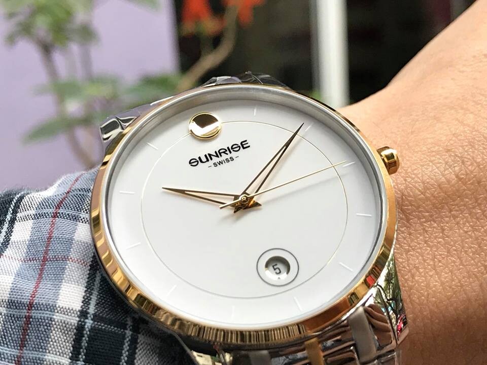 SUNRISE 1138SB | ĐỒNG HỒ NAM DÂY THÉP