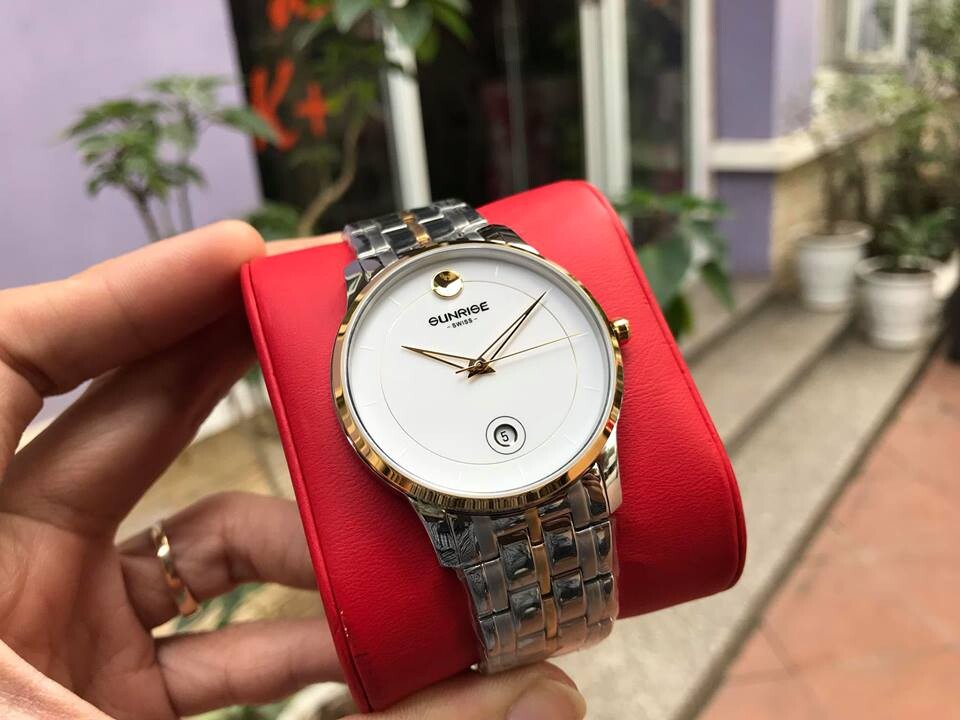 SUNRISE 1138SB | ĐỒNG HỒ NAM DÂY THÉP