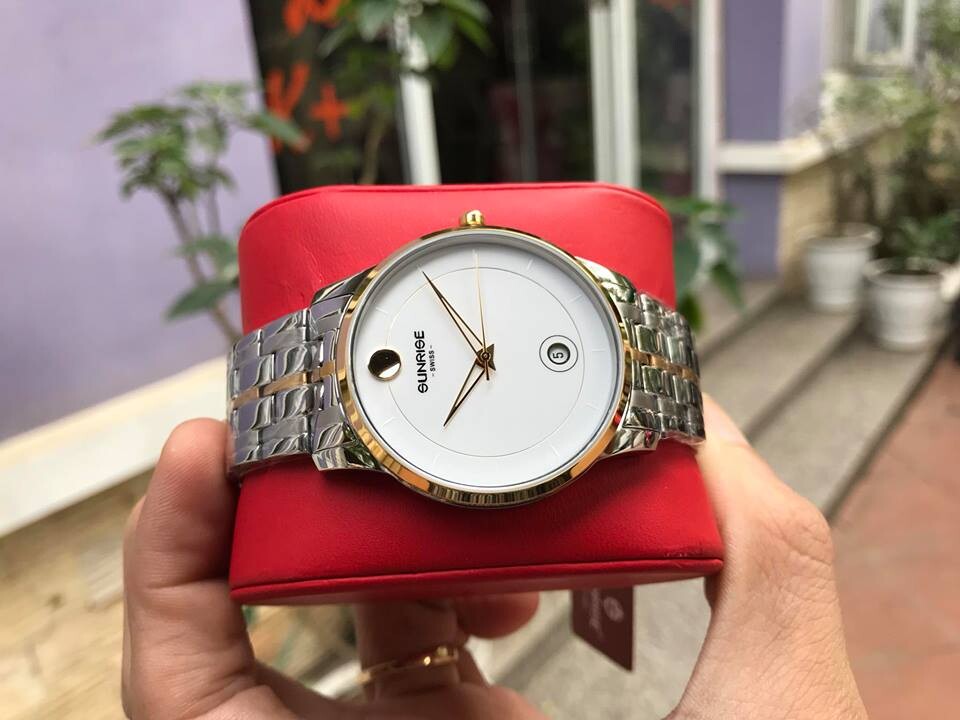 SUNRISE 1138SB | ĐỒNG HỒ NAM DÂY THÉP