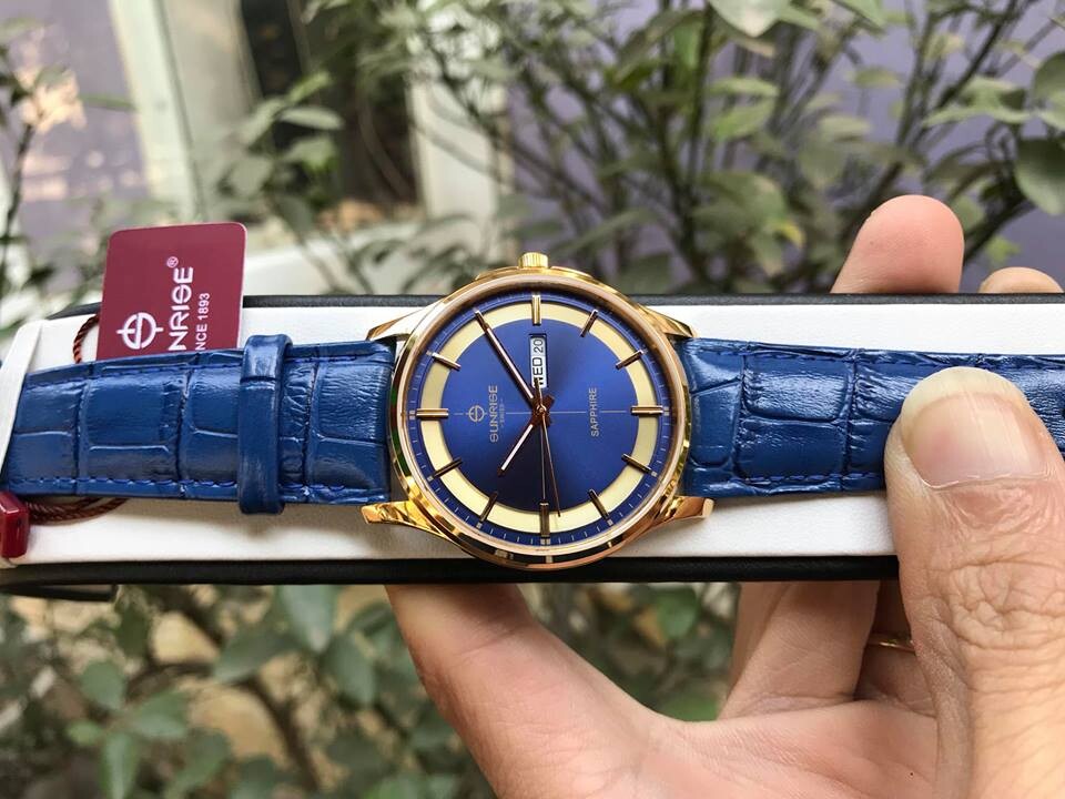 SUNRISE 1143PB | ĐỒNG HỒ NAM DÂY DA