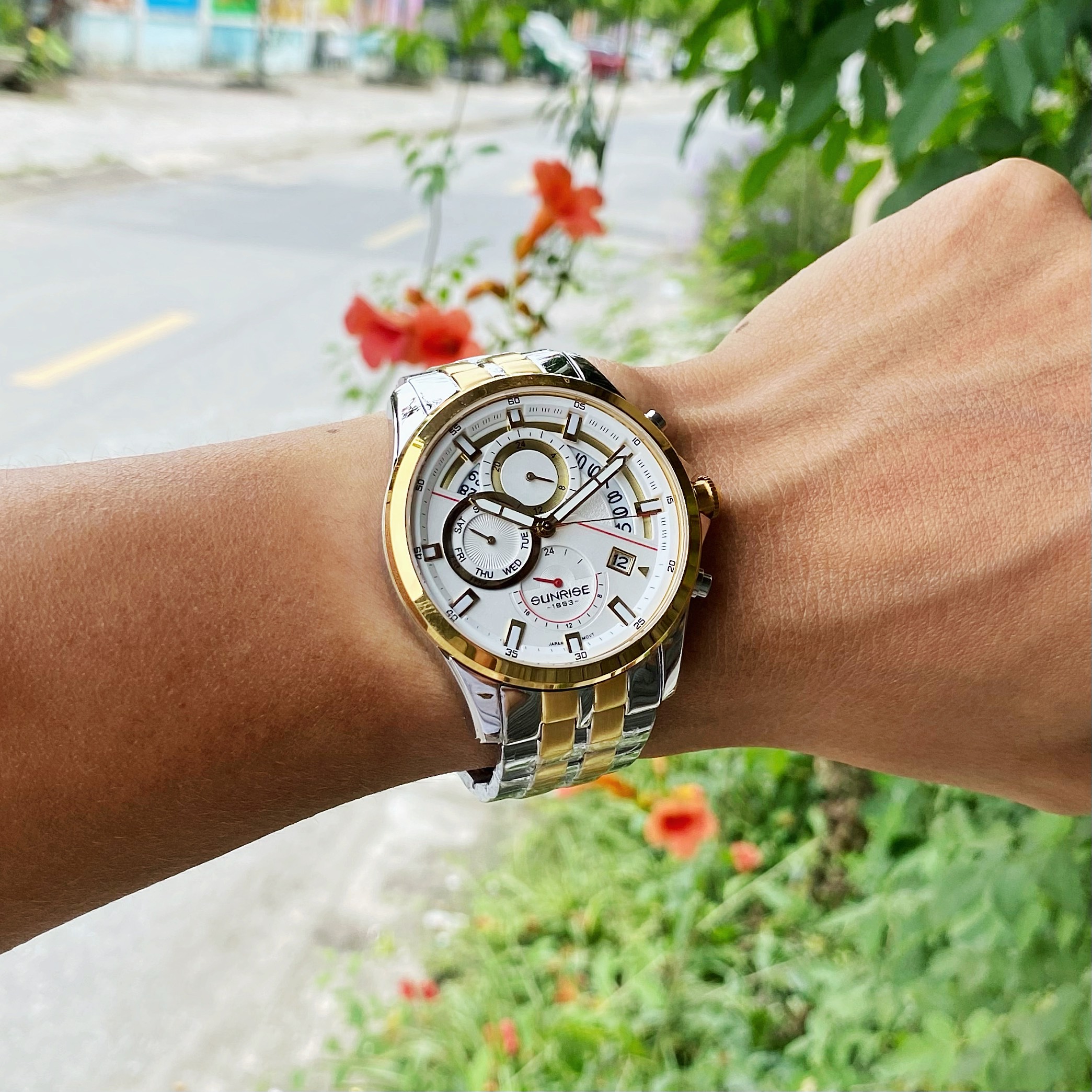 ĐỒNG HỒ SUNRISE THỂ THAO 6 KIM 1246SA CHÍNH HÃNG