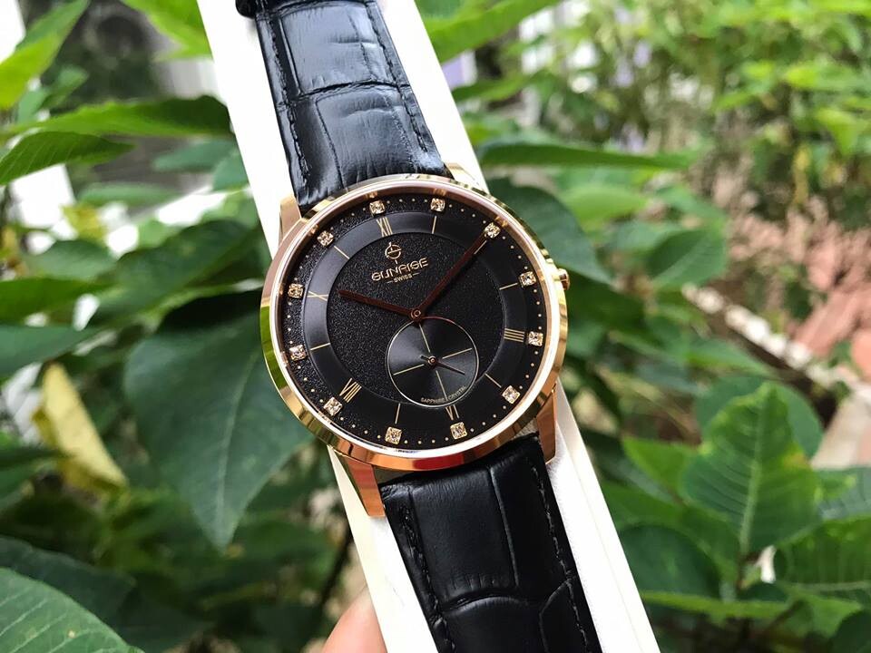 ĐỒNG HỒ NAM DÂY DA SUNRISE 1114PA