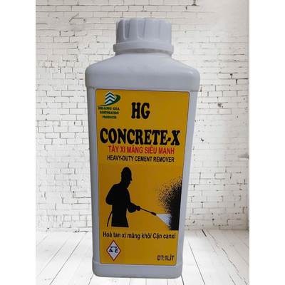 Dung dịch tẩy bê tông SUPER CRETE-X-W™ 1 lít – GIẢI PHÁP TẨY BÊ TÔNG TỐI ƯU CHO MỌI CÔNG TRÌNH