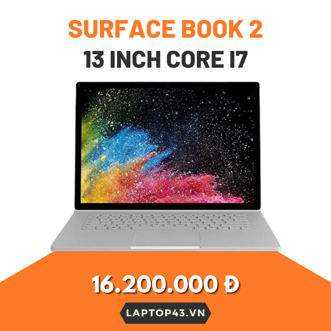Surface Book 2 - 13 Core i7 RAM 16GB SSD 512GB GTX 1050 Full AC