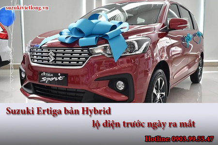 Suzuki Ertiga bản Hybrid 2022 lộ diện trước ngày ra mắt
