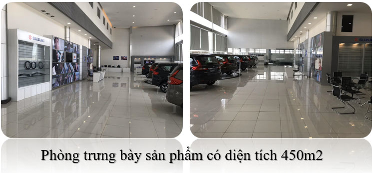 Phòng trưng bày của Showroom ô tô Suzuki Việt Long