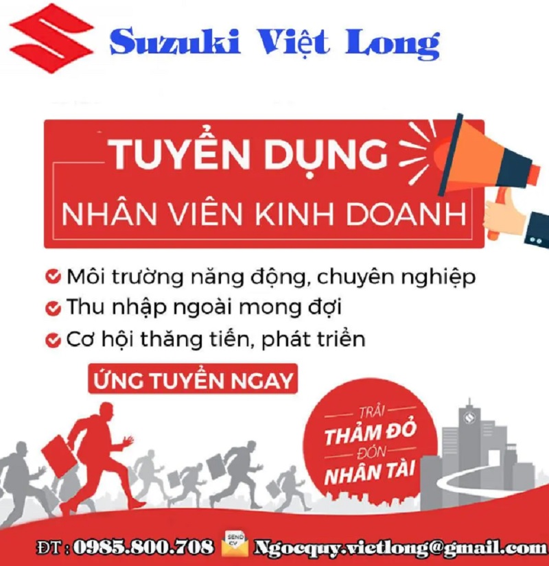 Careers  VIETNAM SUZUKI CORPORATION  CÔNG TY Trách Nhiệm Hữu Hạn VIỆT NAM SUZUKI  Tuyển  dụng