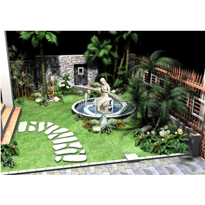 Tiểu cảnh sân vườn mẫu SV03