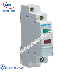 Timer 24h Hager - Model SVN126 dòng Push Button