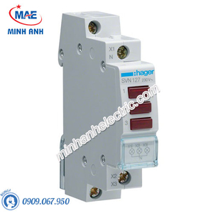 Timer 24h Hager - Model SVN127 dòng Push Button