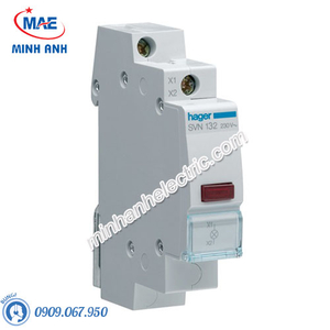 Timer 24h Hager - Model SVN132 dòng Push Button