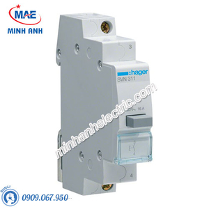 Timer 24h Hager - Model SVN311 dòng Push Button