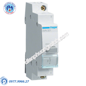 Timer 24h Hager - Model SVN321 dòng Push Button