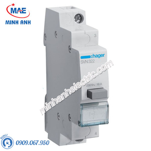 Timer 24h Hager - Model SVN322 dòng Push Button