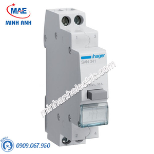 Timer 24h Hager - Model SVN341 dòng Push Button