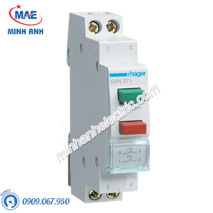 Timer 24h Hager - Model SVN371 dòng Push Button