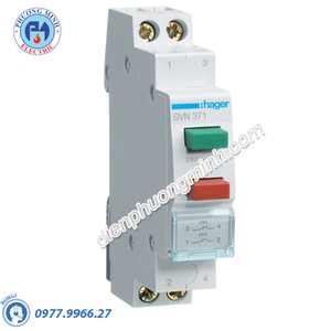 Timer 24h Hager - Model SVN371 dòng Push Button