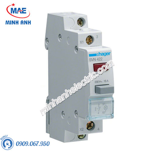 Timer 24h Hager - Model SVN422 dòng Push Button