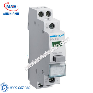 Timer 24h Hager - Model SVN433 dòng Push Button