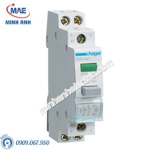 Timer 24h Hager - Model SVN441 dòng Push Button