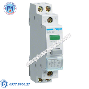 Timer 24h Hager - Model SVN441 dòng Push Button