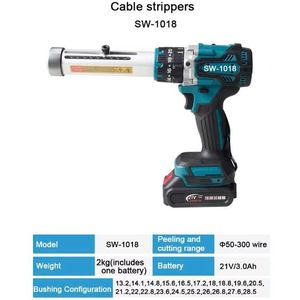 Dụng cụ bóc cáp dùng pin SW-1018