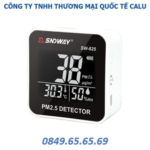 Máy đo nhiệt độ, độ ẩm, bụi mịn PM2.5 trong phòng kính SW-825