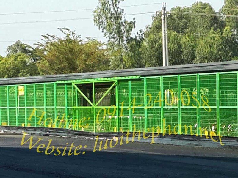 Hàng rào lưới thép sơn tĩnh điện dùng trong nhà