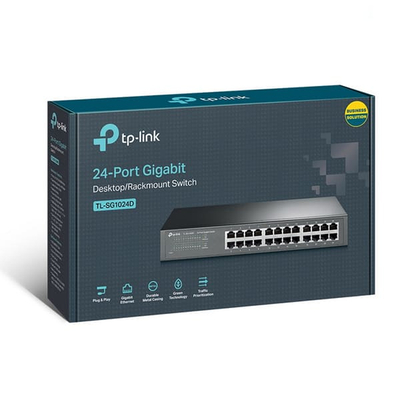 Thiết bị chia mạng Switch 24 Port TP-Link TL SG1024D 10/100/1000