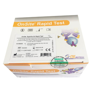 Test chẩn đoán giang mai Syphilis Ab Rapid Test Strip CTK (dạng que)
