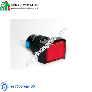 Đèn báo hiển thị loại chữ nhật màu đỏ Shizuma 24VDC