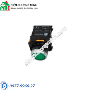 Nút nhấn tự nhả không đèn xanh lá Shizuma