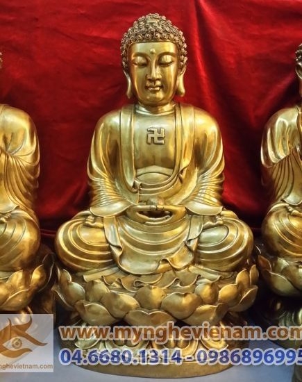 T­ượng Phật Thích Ca bằng đồng, tuong phat tho cung, duc tuong phat ngoi dai sen