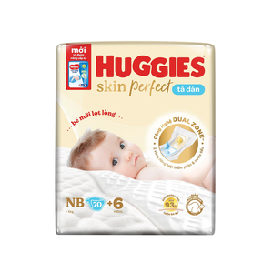 Tã dán huggies skin perfect NB