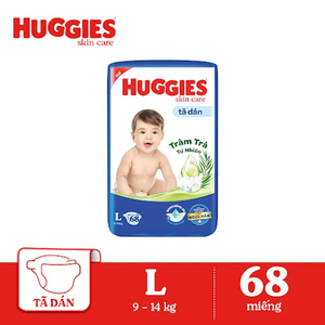 Tã quần huggies skin care L