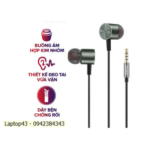Tai Nghe Nhét Tai Chính Hãng VIVAN Q11S Âm Thanh HD Cổng Kết Nối 3.5mm Tích Hợp Micro Đàm Thoại