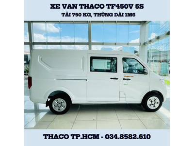 XE TẢI VAN 5 CHỖ THÙNG DÀI 1,6 MÉT - THACO TF450V 5S