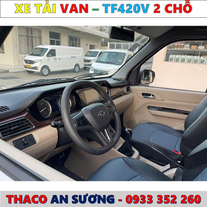 GIÁ XE TẢI VAN THACO TF420V 2 CHỖ MỚI 2025