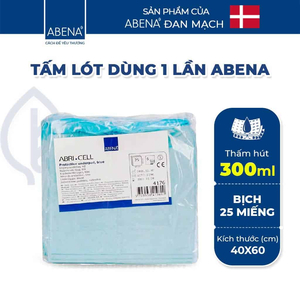 Tấm lót dùng 1 lần Abena 40x60cm (Bịch 25 miếng)